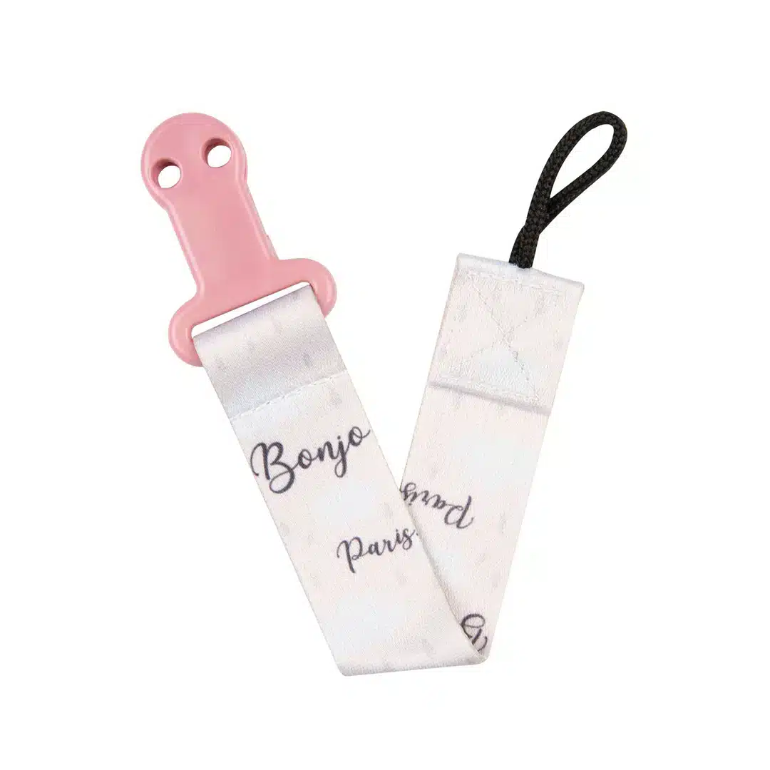 Attache-sucette-bonjour-paris-51-026 Rose-rose-canpol