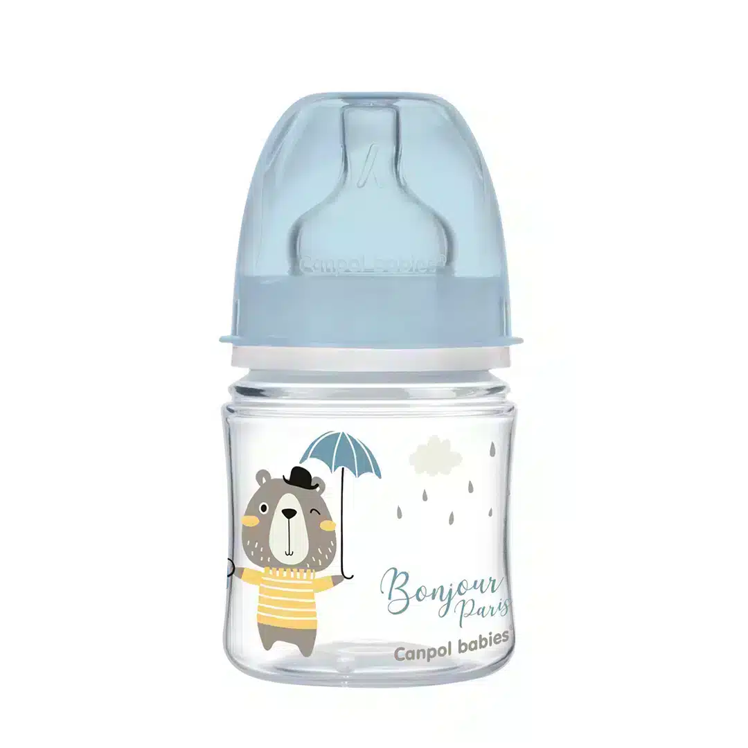 Biberon-bonjour-paris-35-231 Bleu-120ml-canpol