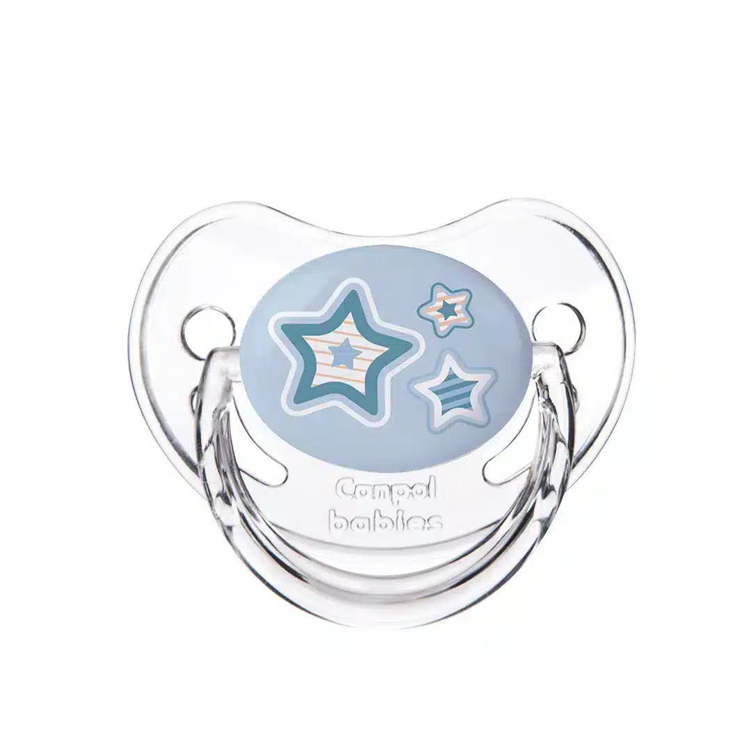 Sucette-orthodontique-stars-22-565 Bleu-0à6mois-canpol